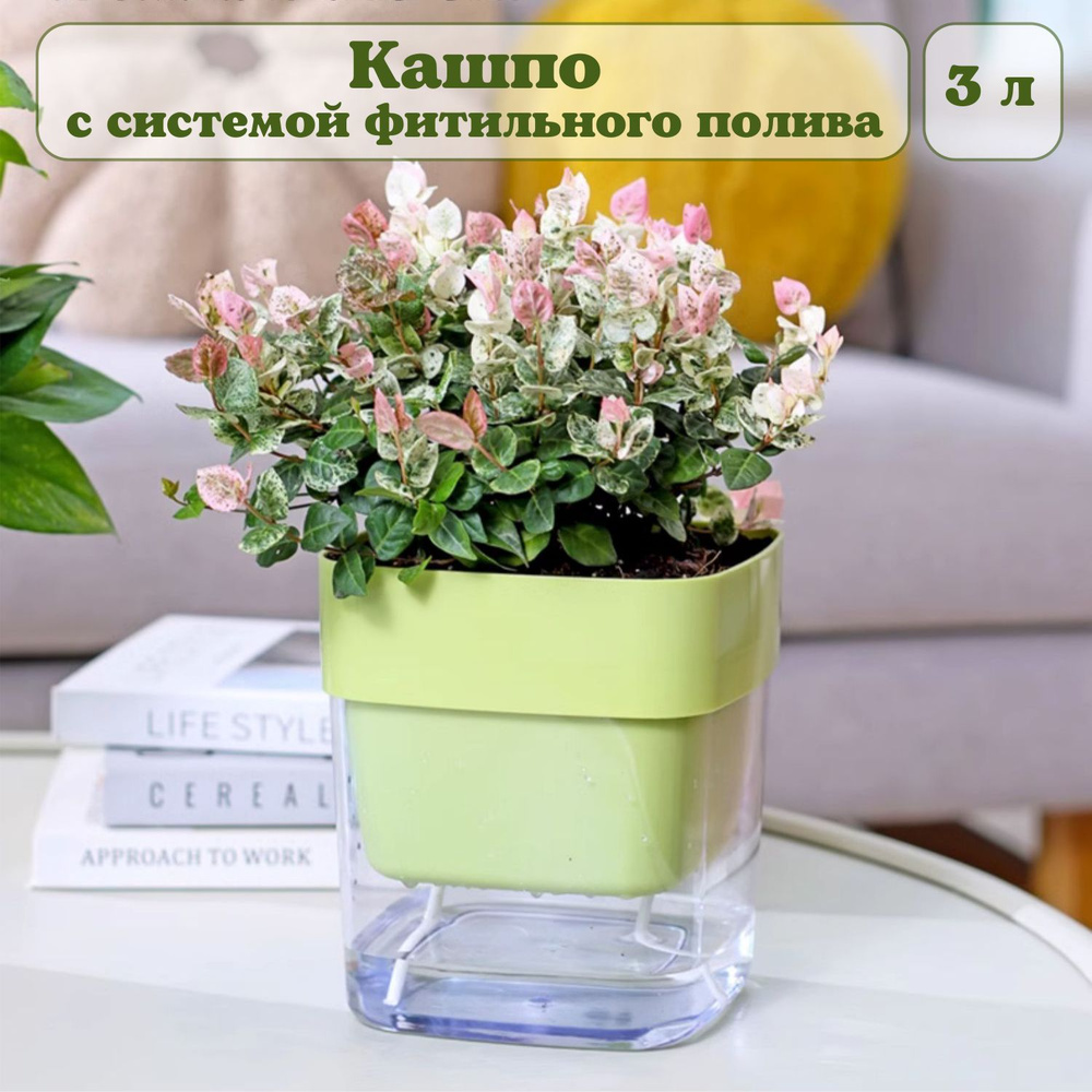 oliz Кашпо, 12 см х 16 см х 16 см, 3 л, 1 шт #1