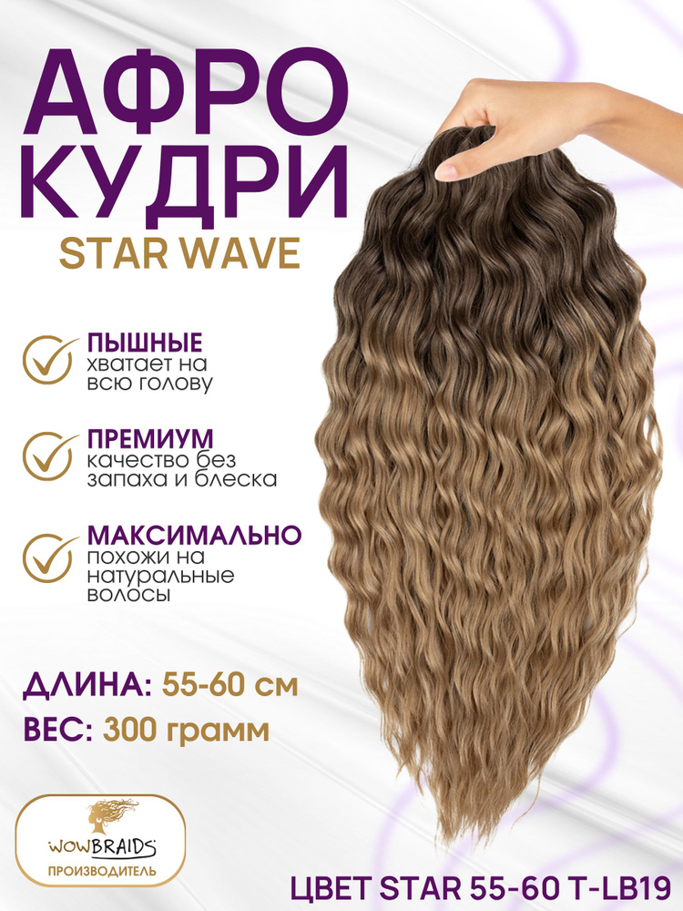 Афро кудри Star wave T-LB19 (55cм) #1