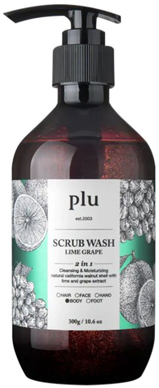 Гель-скраб для душа с лаймом и зелёным виноградом Scrub Wash Lime Green Grape  #1