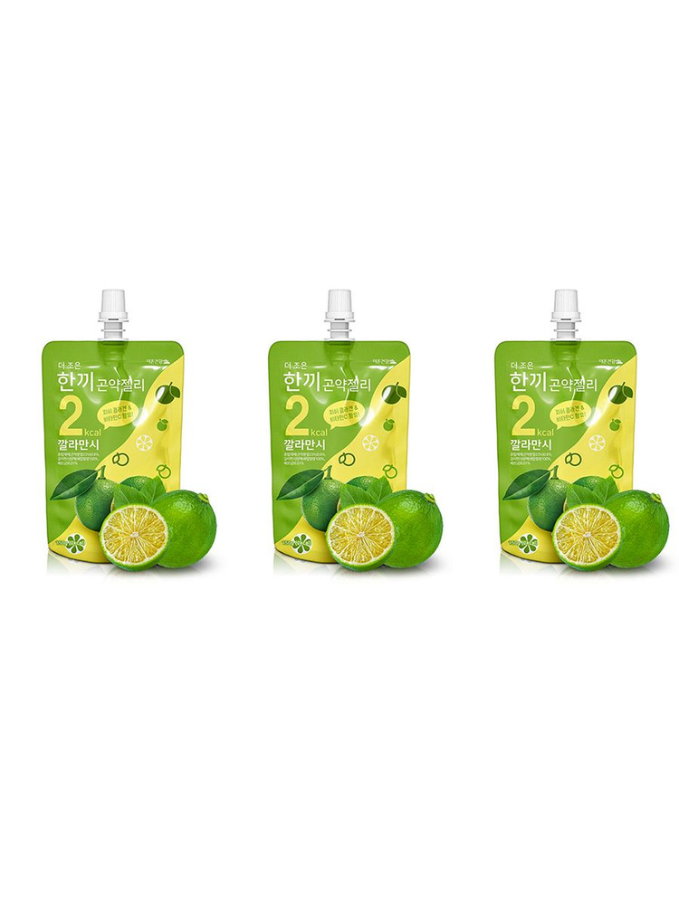 Питьевое желе THEZOEN Diet Konjac Jelly Calamansi Flavor со вкусом каламанси, 3 шт x 150 мл  #1