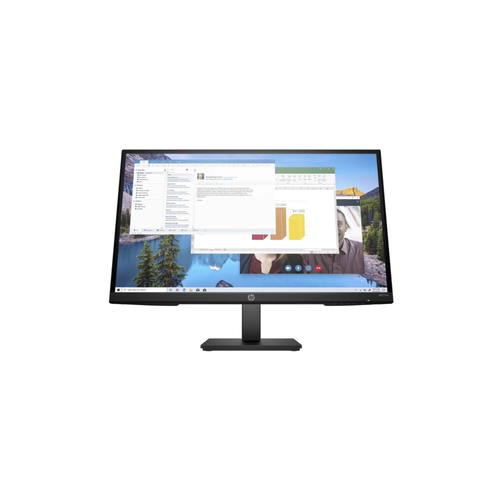 HP 27" Монитор M27ha, черный #1