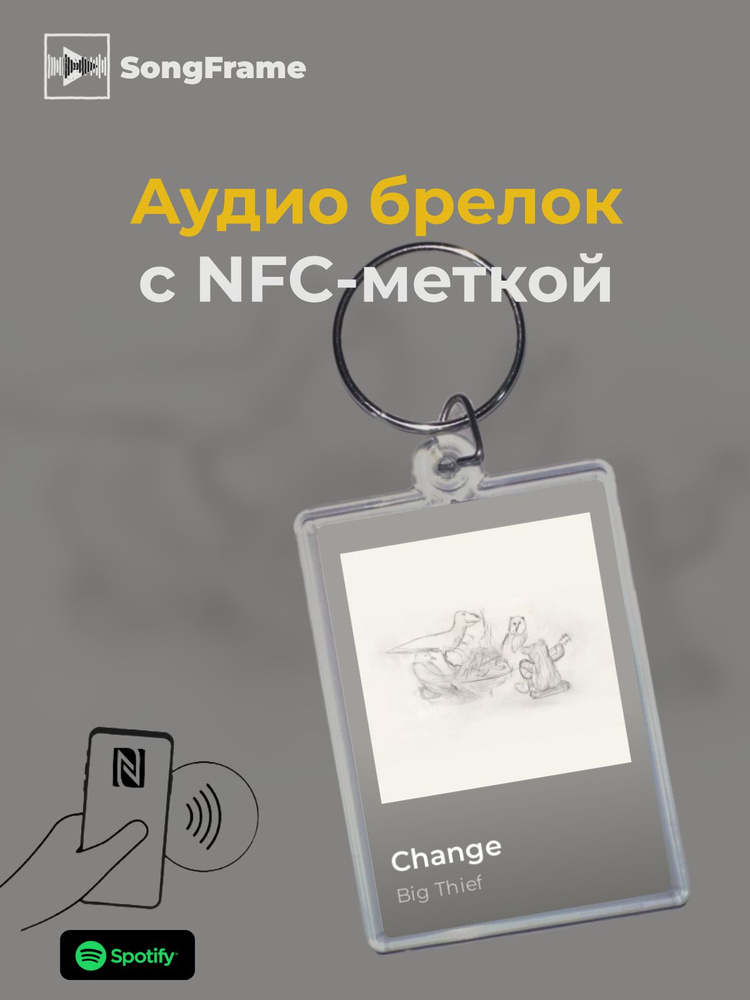 Брелок Spotify с NFC Трек: Big Thief - Change #1