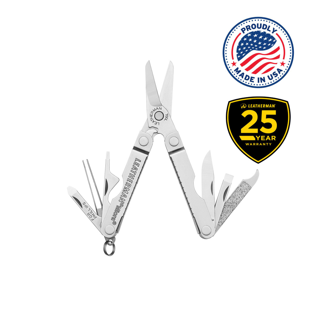 Мультиинструмент LEATHERMAN MICRA SS (10 инструментов)(6,5см)(51г.) #1