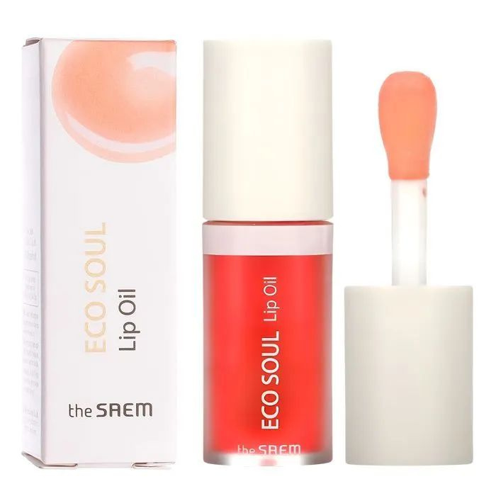 The Saem Eco Soul Lip Oil #03 Grapefruit масло для губ с экстрактом грейпфрута (6мл.)  #1