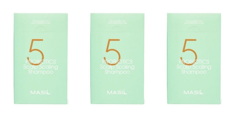 MASIL Шампунь для глубокого очищения кожи головы 5 Probiotics Scalp Scaling Shampoo, 8 мл, 20 шт, 3 уп #1