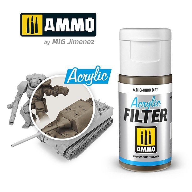 Акриловый фильтр ACRYLIC FILTER Dirt (15mL) (Ammo Mig) #1