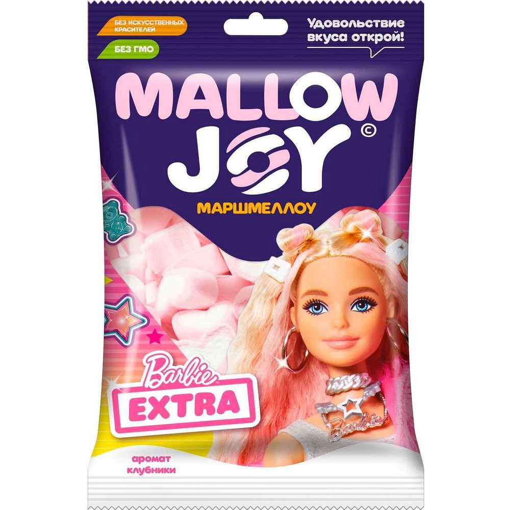 Маршмеллоу Конфитрейд Mallow Joy Barbie со вкусом клубники 100 г  #1