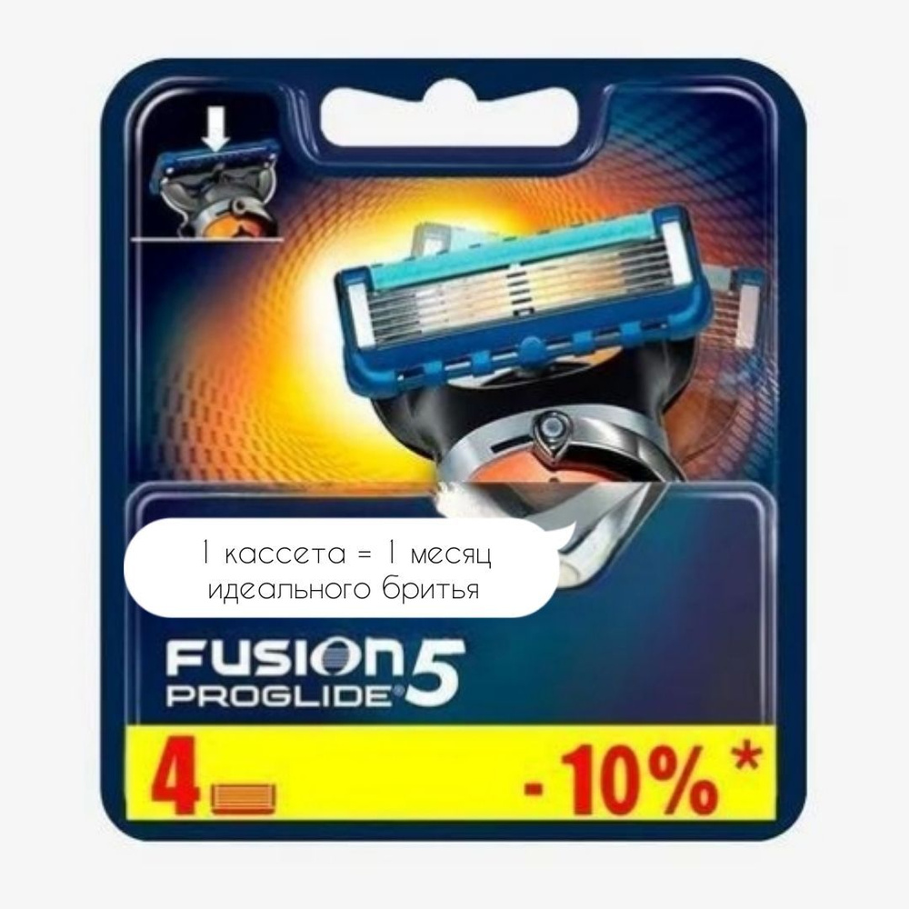 Сменные кассеты для бритья Fusion5 ProGlide, 4 шт #1