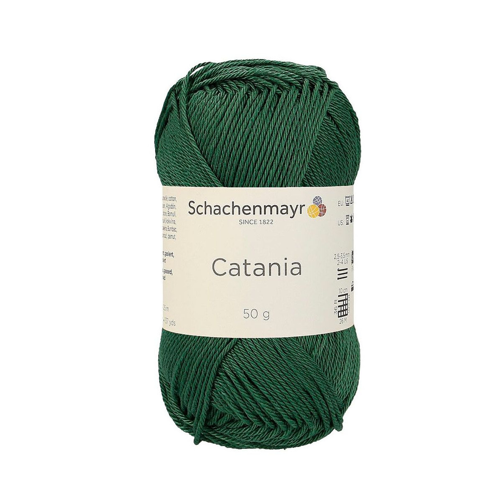 Catania /Катания/ пряжа Schachenmayr Originals, 100% хлопок, 50г/125м, арт. 9801210 цвет 00419, tannenbaum #1