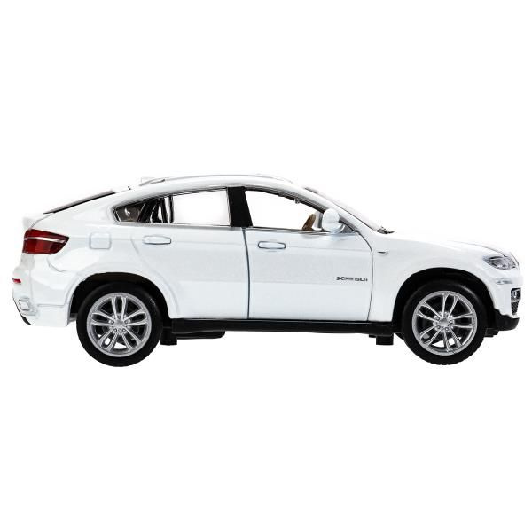 Машина металл свет-звук BMW X6,15,5см,двери,капот,багажник, #1