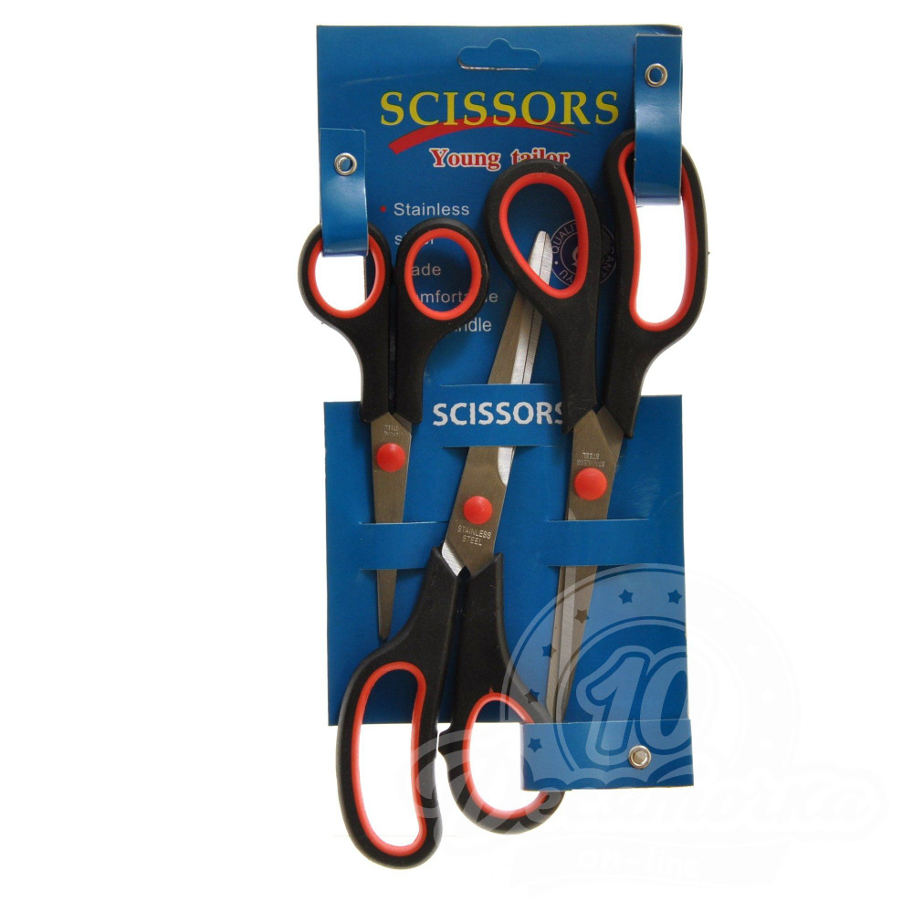 Scissors Ножницы набор 3шт: 210 мм, 195 мм, 140 мм #1