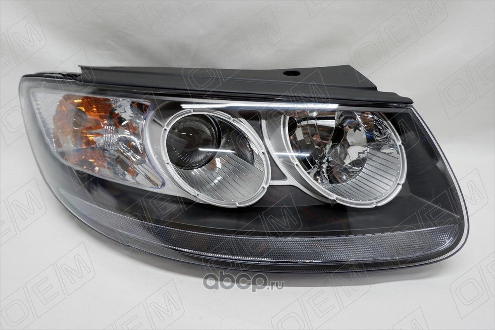 Фара правая для Hyundai Santa Fe 2 CM 2009-2012, без корректора, галоген  #1