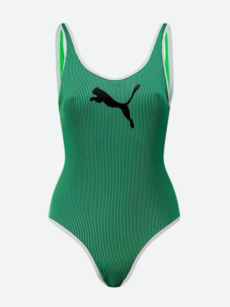 Купальник слитный PUMA Swim Women Contour Rib Swimsuit 1P #1