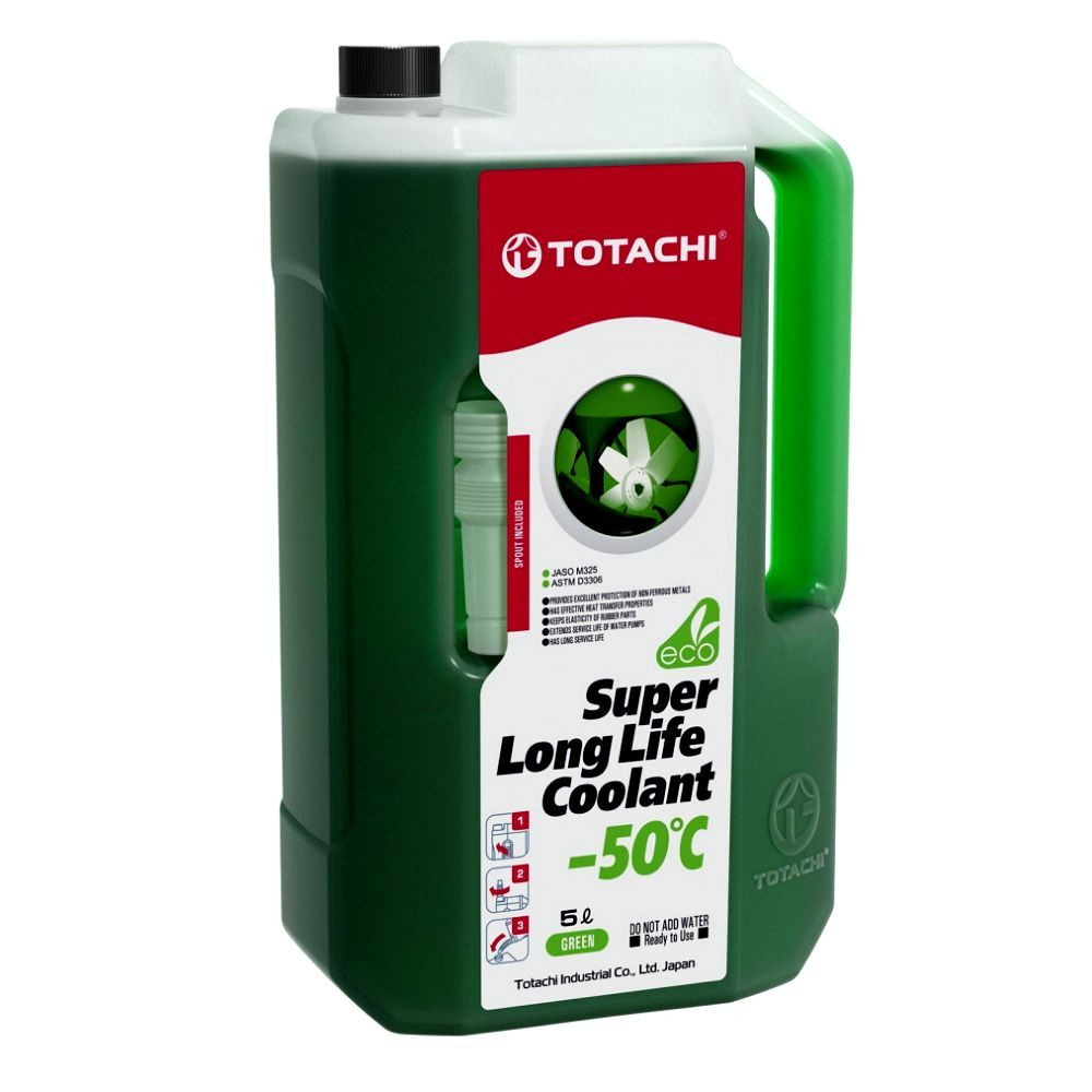 TOTACHI Антифриз зеленый SUPER LONG LIFE COOLANT GREEN -50C / 5 л #1