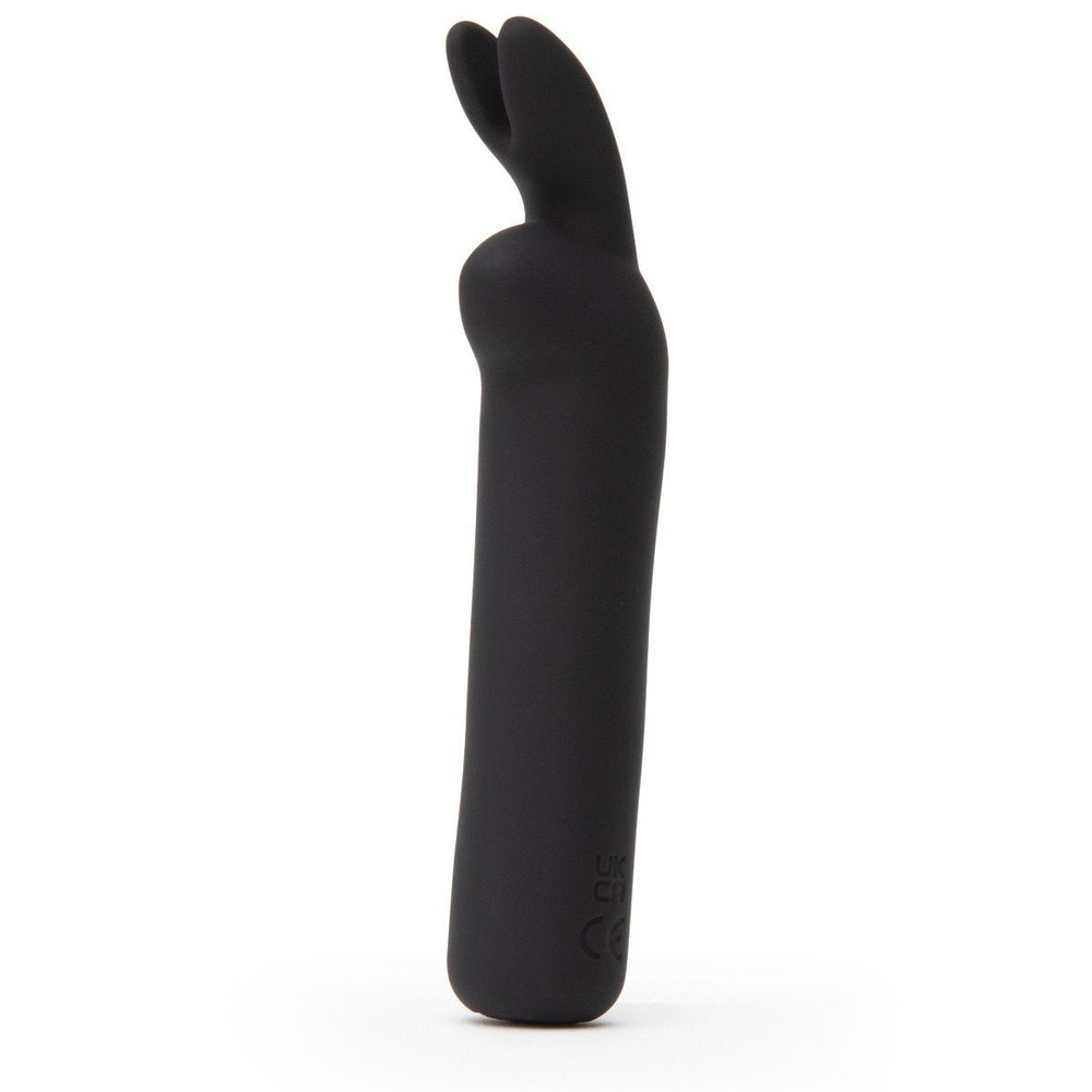 Черная вибропуля с ушками Rechargeable Rabbit Ears Bullet Vibrator #1