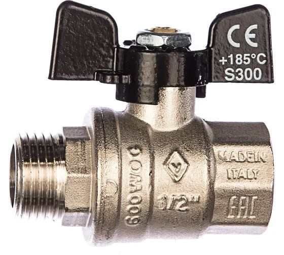 Шаровой кран Bugatti OREGON 1/2" в/н бант артикул 3070060 ИС.081014 #1