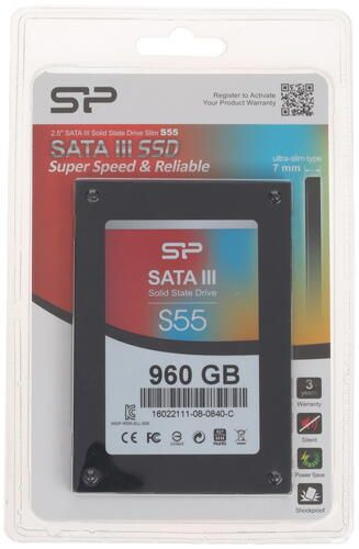 Silicon Power 960 ГБ Внутренний SSD-диск 960 ГБ, 540 Мбайт/сек, 500 ТБ ([SP960GBSS3S55S25])  #1