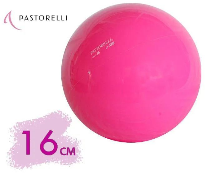 Мяч PASTORELLI 16см 00230 Флуо-розовый #1