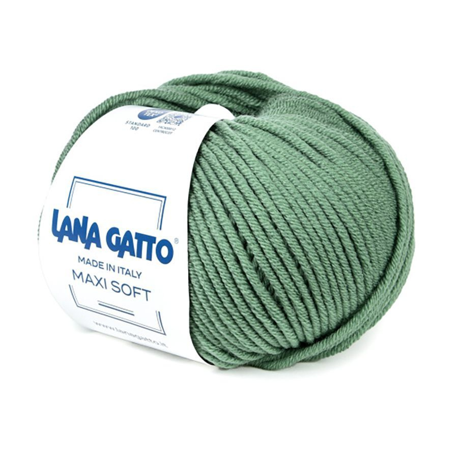 Пряжа Maxi Soft Lana Gatto - 1 моток (50 гр, 90 м), цвет 14757 #1