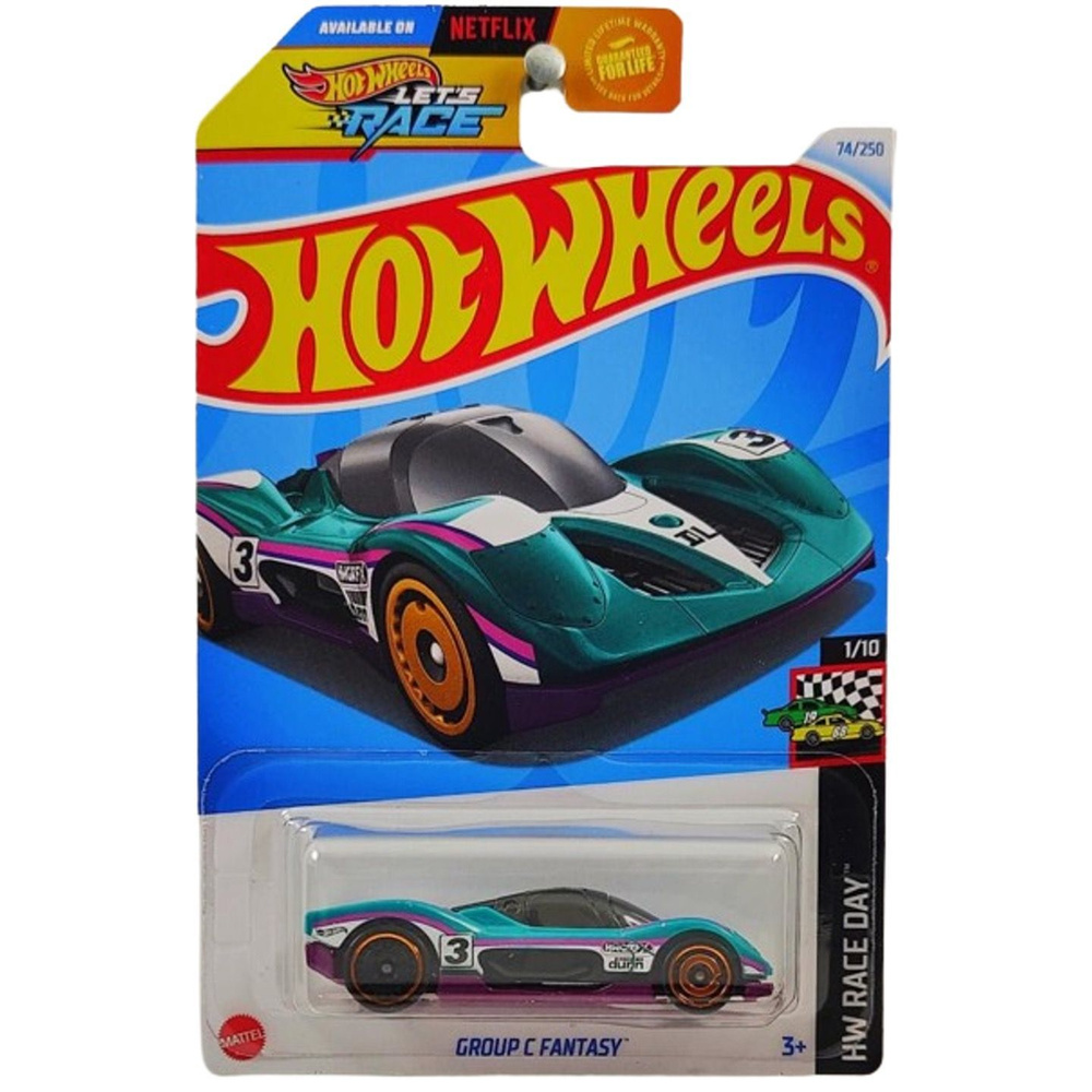 HTD25 Hot Wheels машинка металлическая игрушка коллекционная масштабная модель Group C Fantasy Кейс 2024 #1