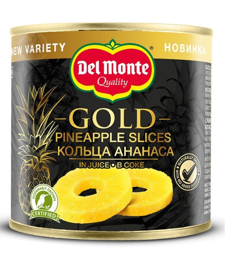 Ананасы Del Monte кольца в соке 435 г, Кения #1