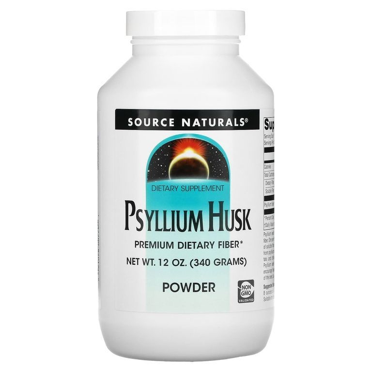 Source Naturals, Psyllium Husk Powder, Псиллиум, порошок из семян подорожника, 340 гр  #1