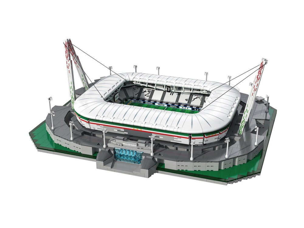 Конструктор 3638 деталей CaDA C66021W Футбольный стадион Ювентус Allianz Stadium / сборная модель пластиковая, #1