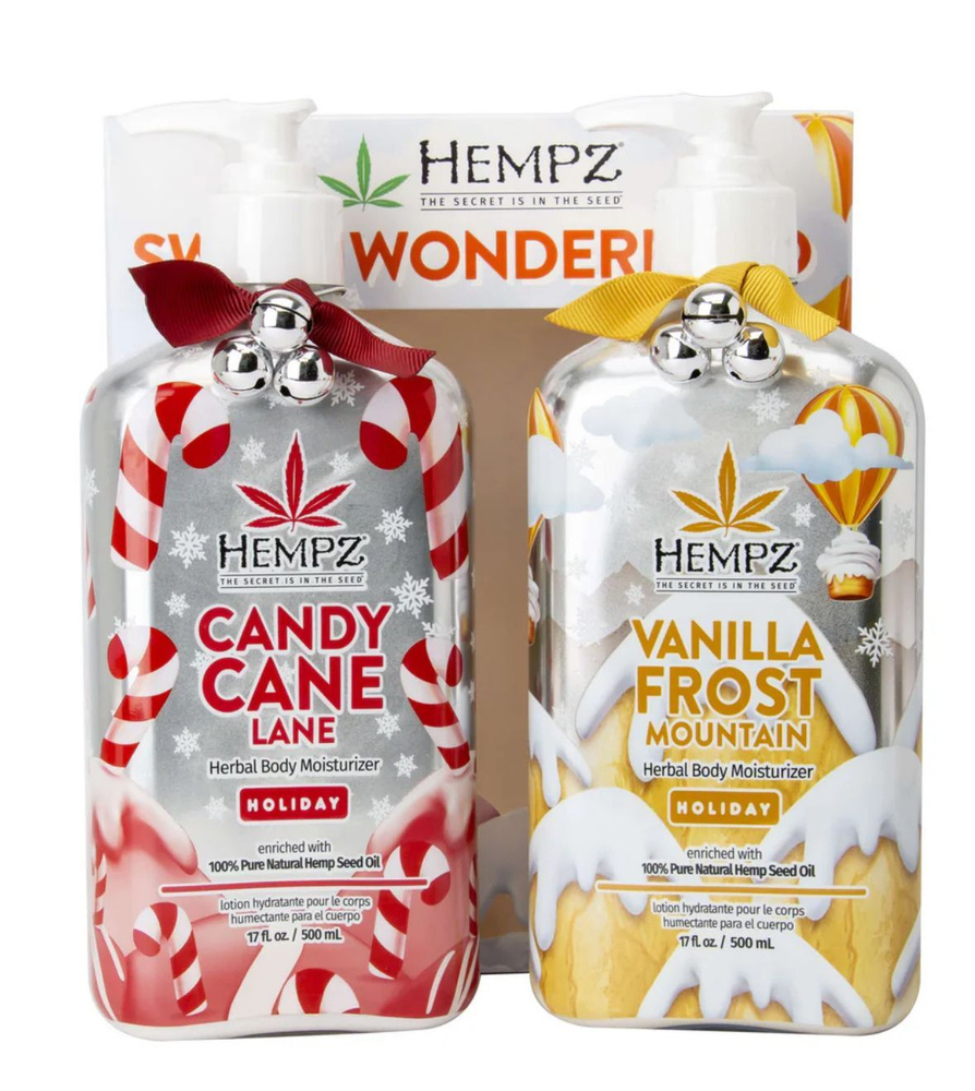 Подарочный набор Молочко для тела Hempz лимитированная коллекция Holiday Cande Cande & Vanilla Frosted #1