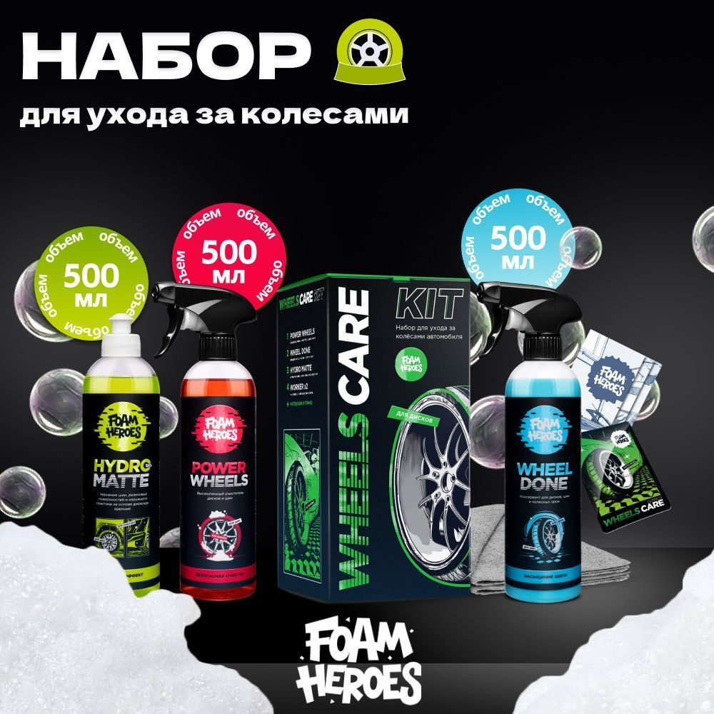 Набор для ухода за колесами , Wheels Care Kit (500мл) #1