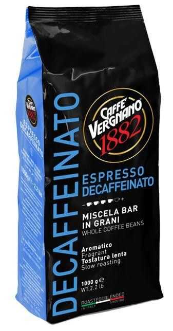 Vergnano decaffeinated кофе в зернах 1кг #1