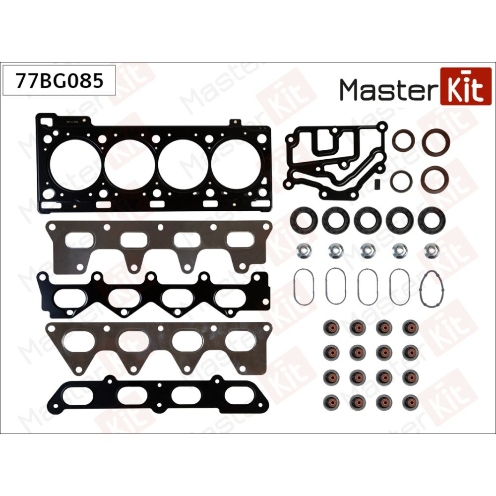 набор прокладок верхний MASTERKIT 77BG085 #1