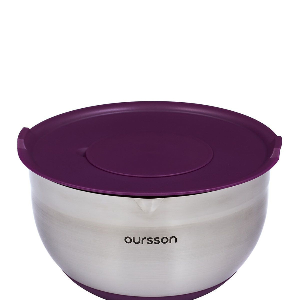 Миска для смешивания с крышкой Oursson BS4002RS/SP #1