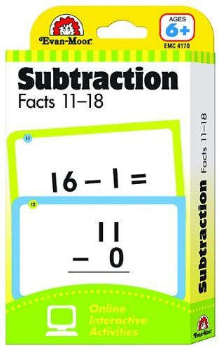 Flashcards - Subtraction Facts 11-18 #1