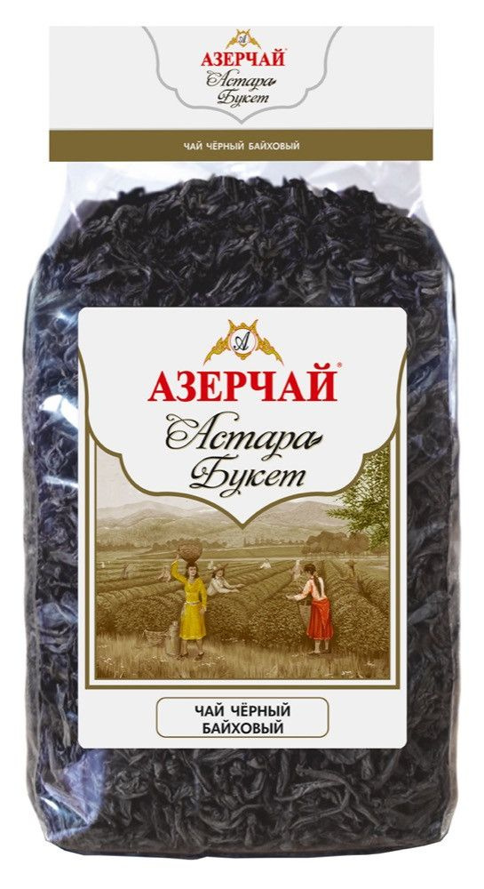 Чай черный байховый Азерчай Астара Букет, листовой,м/у, 400 г 6828498  #1