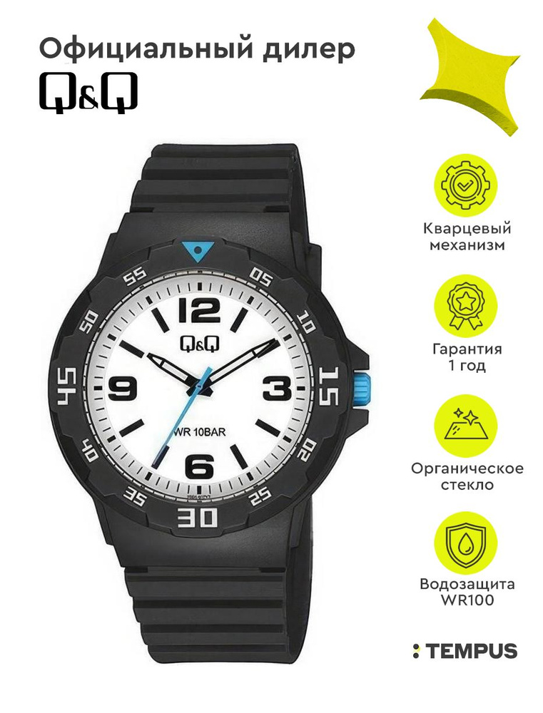 Мужские наручные часы Q&Q Casual V02AJ017Y #1