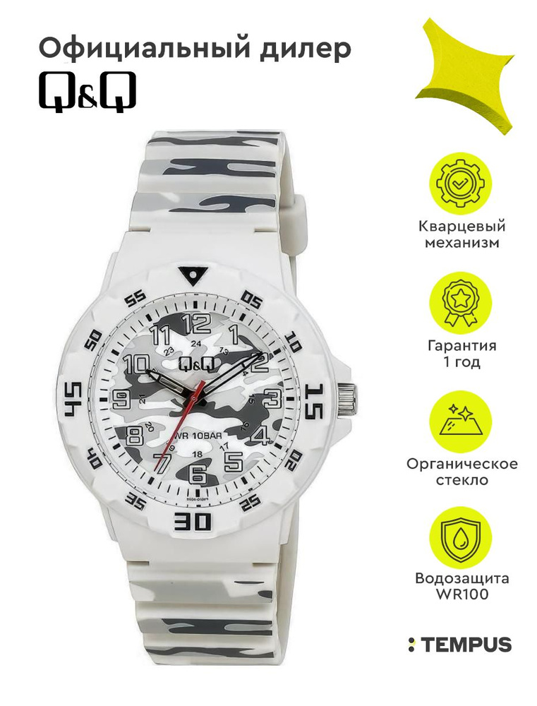 Мужские наручные часы Q&Q Casual V02AJ012Y #1