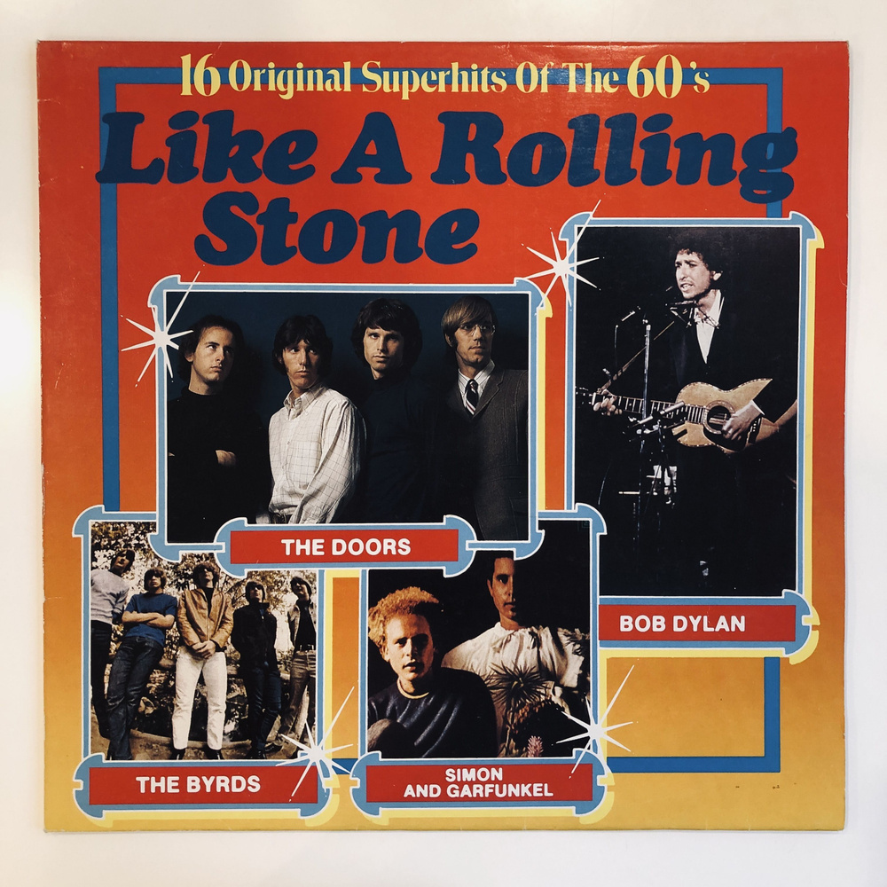 Сборник Like A Rolling Stone - 16 Original Superhits Of The 60's: The Doors, The Byrds (1988, EC, EX) #1