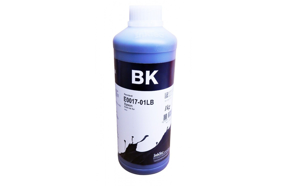 Чернила в канистре для картриджей Epson T6731/T6741, InkTec E0017, 1Литр, Black  #1