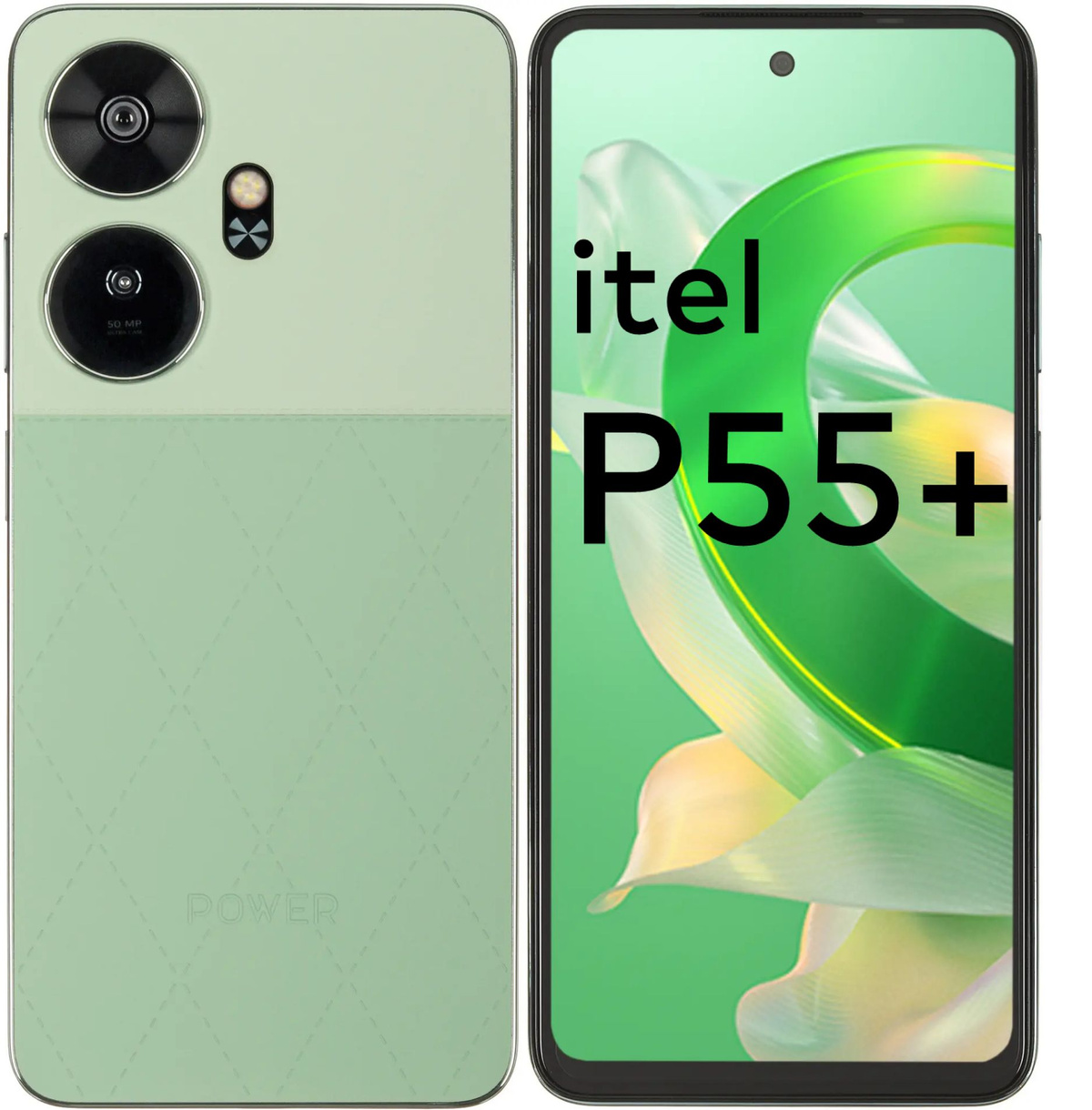 Itel P55+ ,быстрая зарядка, стильный внешний вид