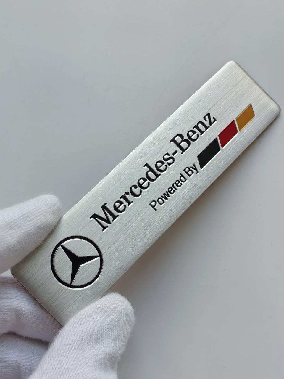 ШильдикMercedes-Benz,PoweredBy100/25мм,эмблема(1шт.)