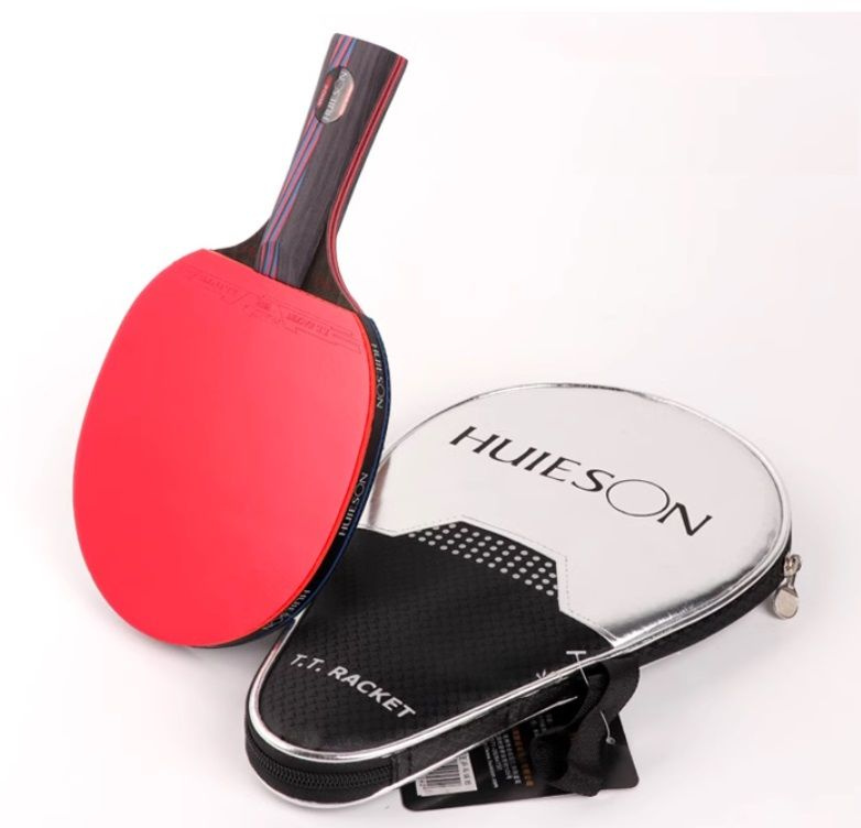 Ракетка для настольного тенниса Huieson Nano Carbon King 9.8 в комплекте с чехлом FL  #1