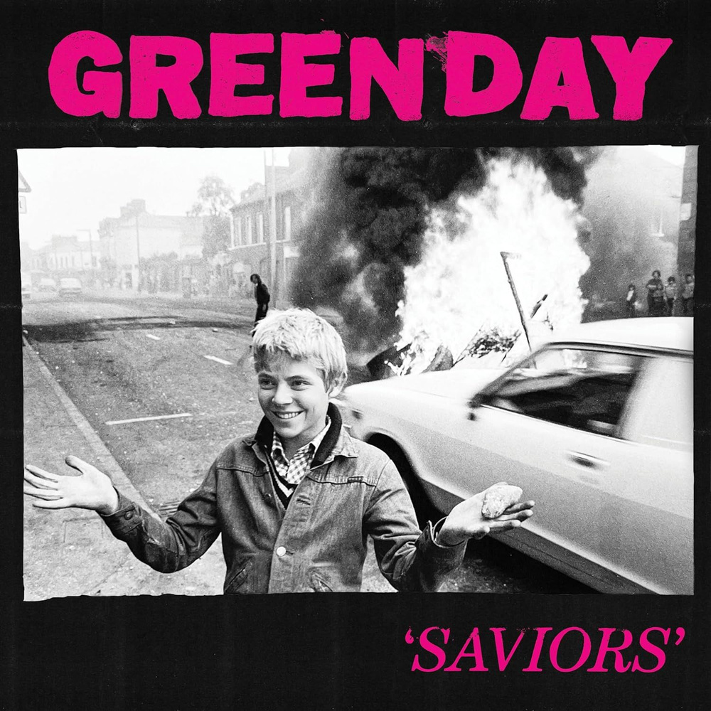 Виниловая пластинка Green Day. Saviors. Neon Pink (LP) #1