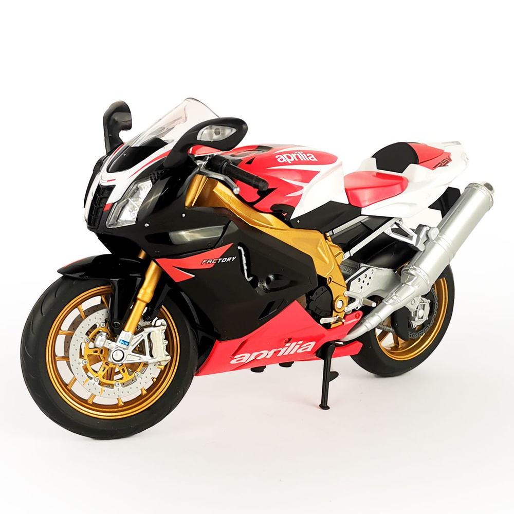 Мотоцикл WELLY 1:10 Aprilia RSV 1000 R Factory красный #1