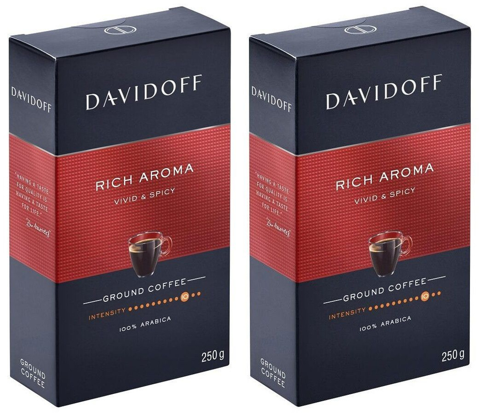 Davidoff Rich Aroma кофе молотый 250г 100% арабика в/у (упаковка 2 шт)  #1