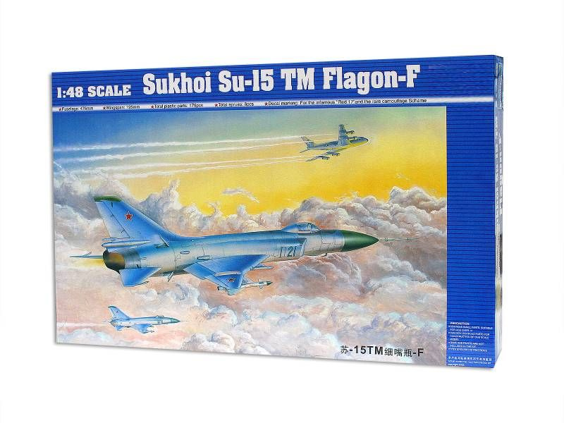 Склеиваемая пластиковая модель самолета Sukhoi Su-15 TM Flagon-F. Масштаб 1:48  #1