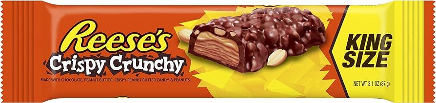 Шоколадный батончик Reese's Crispy Crunchy King Size Арахис и Карамель, 87 г  #1