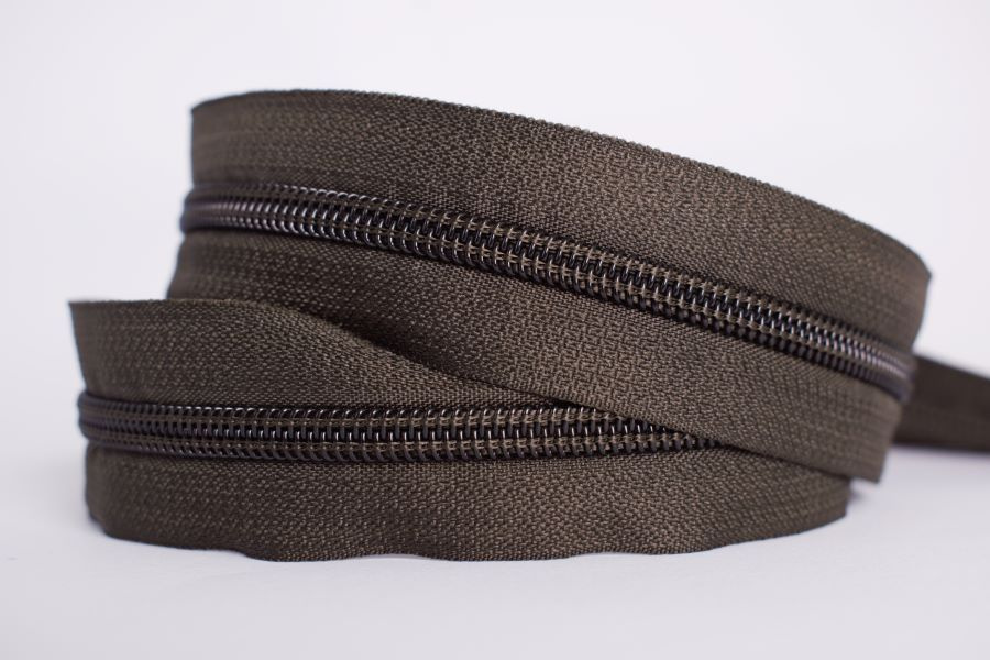 Рулонная разъемная спиральная молния застежка тип 5 Т5, метраж 10 метров для шитья белья, одежды, чехлов, #1