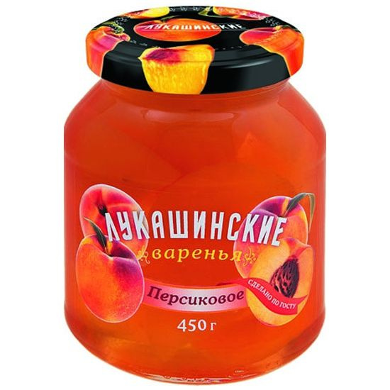 Варенье персиковое 2 шт по 450 г "Лукашинские" #1