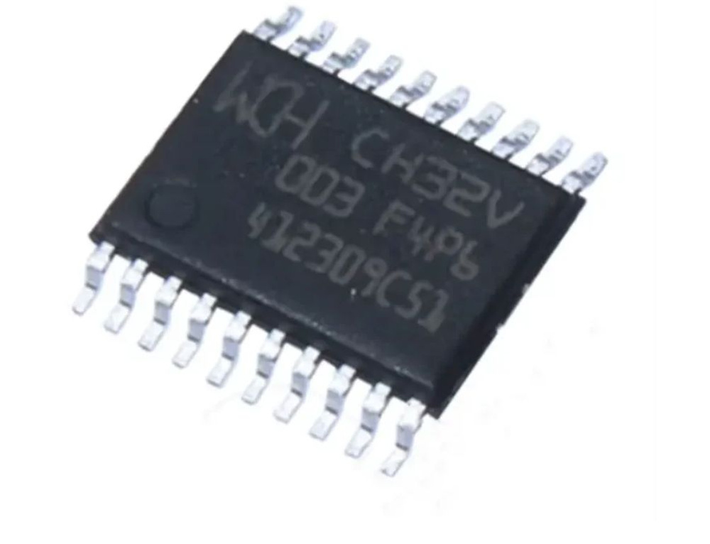 5шт, CH32V003F4P6, Микроконтроллер общего назначения на основе ядра RISC-V, 48 МГц, 16/2 K, TSSOP20  #1