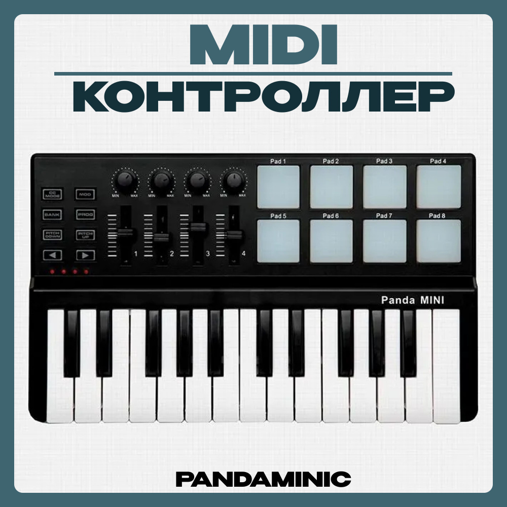 PandaminiC MIDI-контроллер, 25 клавиш, LAudio #1